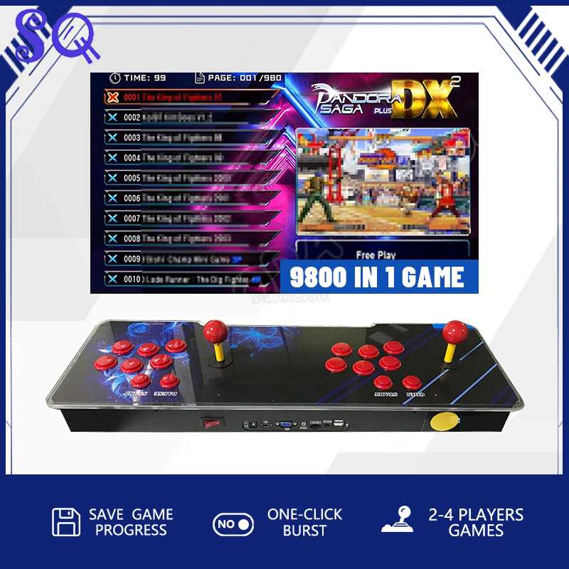 Pandora Saga DX 9800 All in On – Trackball Controller Arcade recenzja i cena